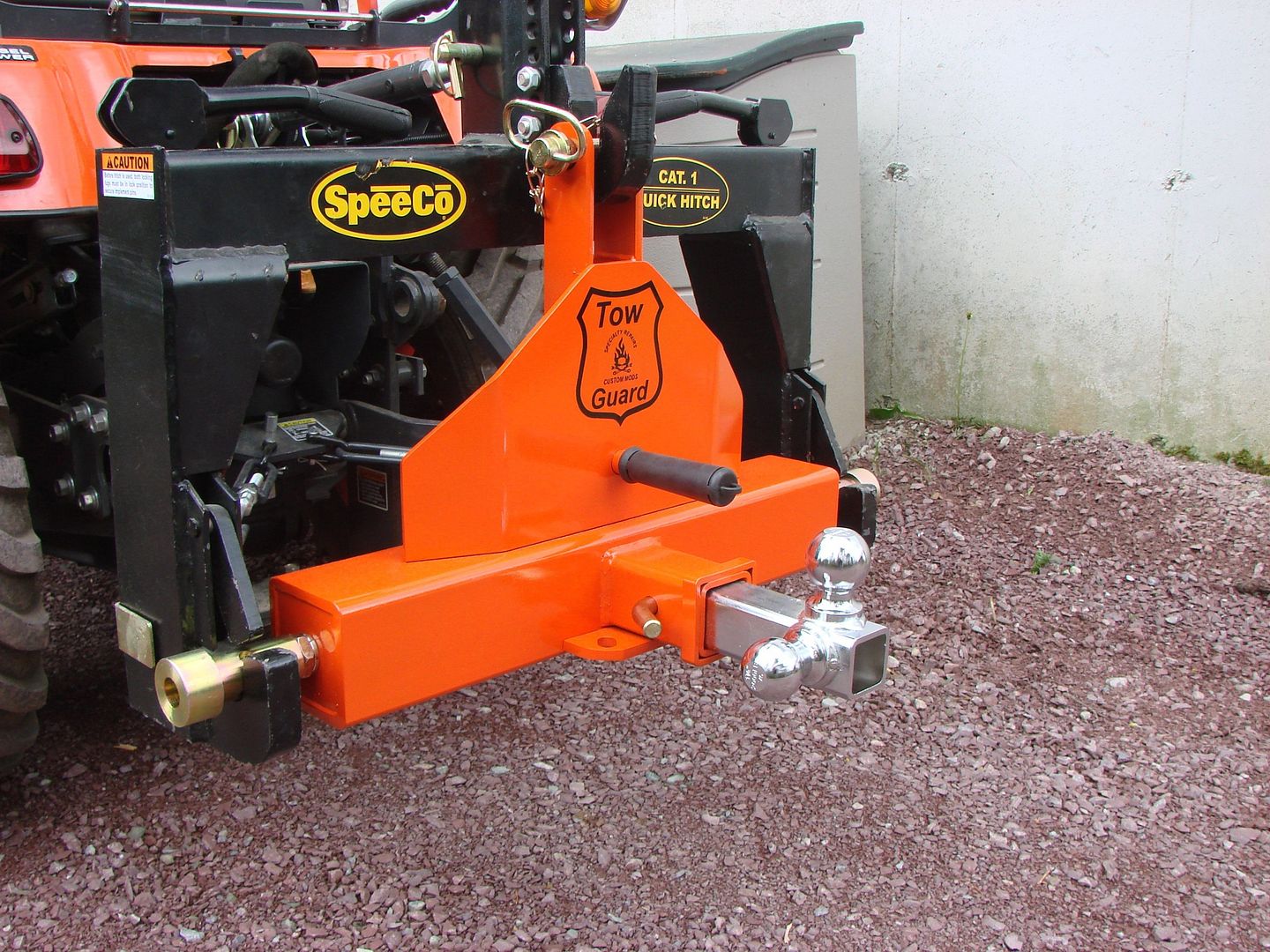 kubota ballast box converted to quick hitch compatible